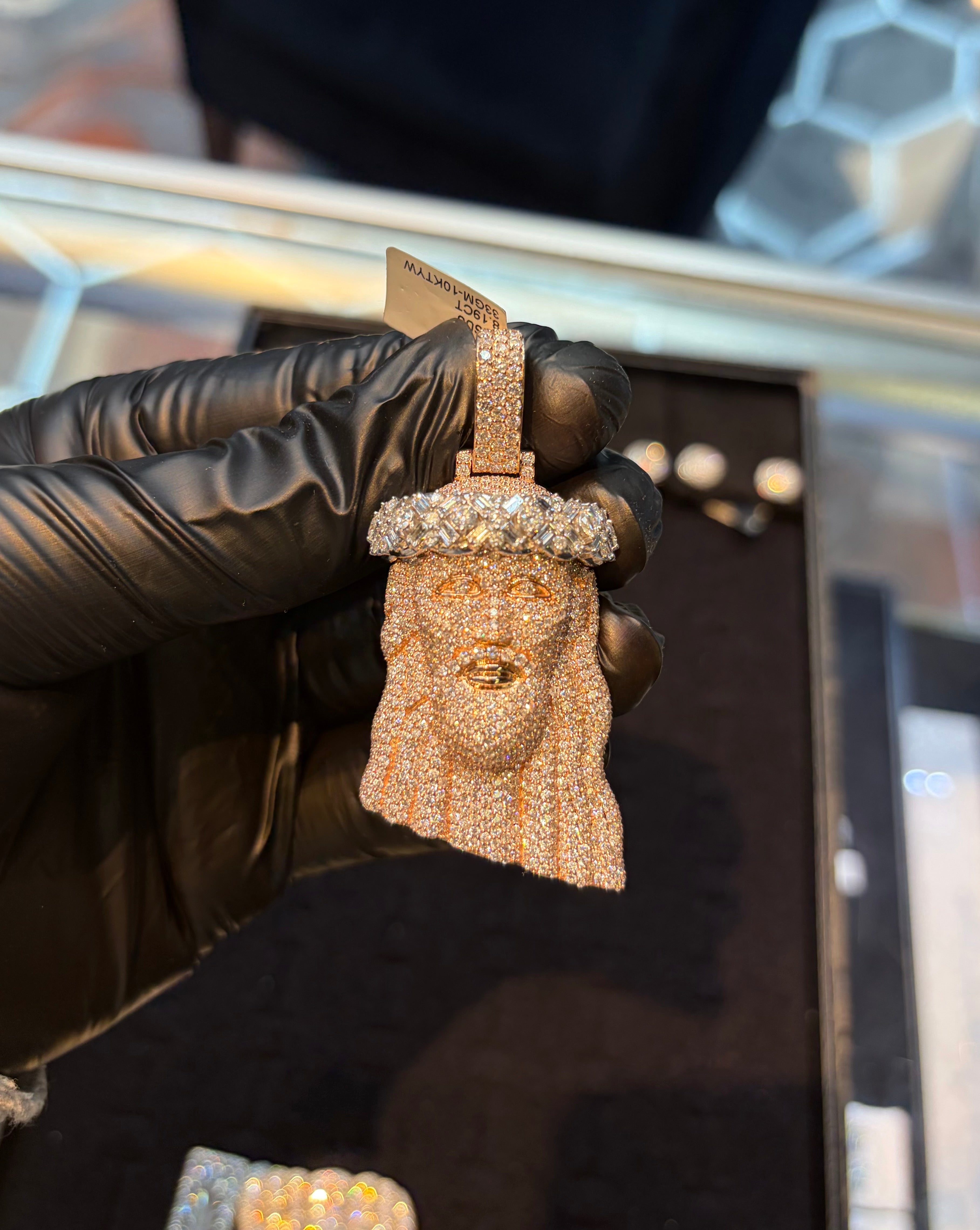 Two Tone Jesus Pendant