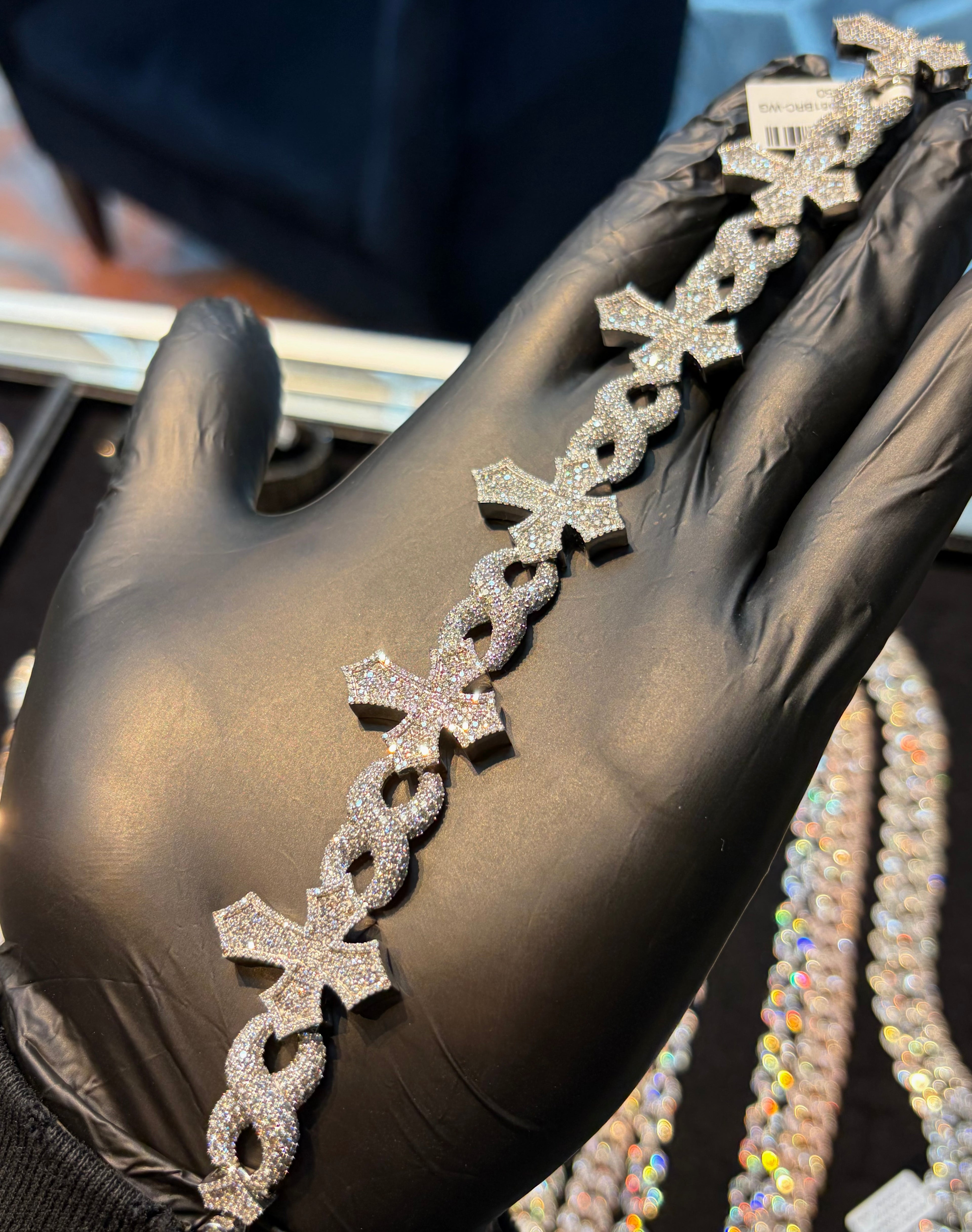 Infinity Link Cross Bracelet