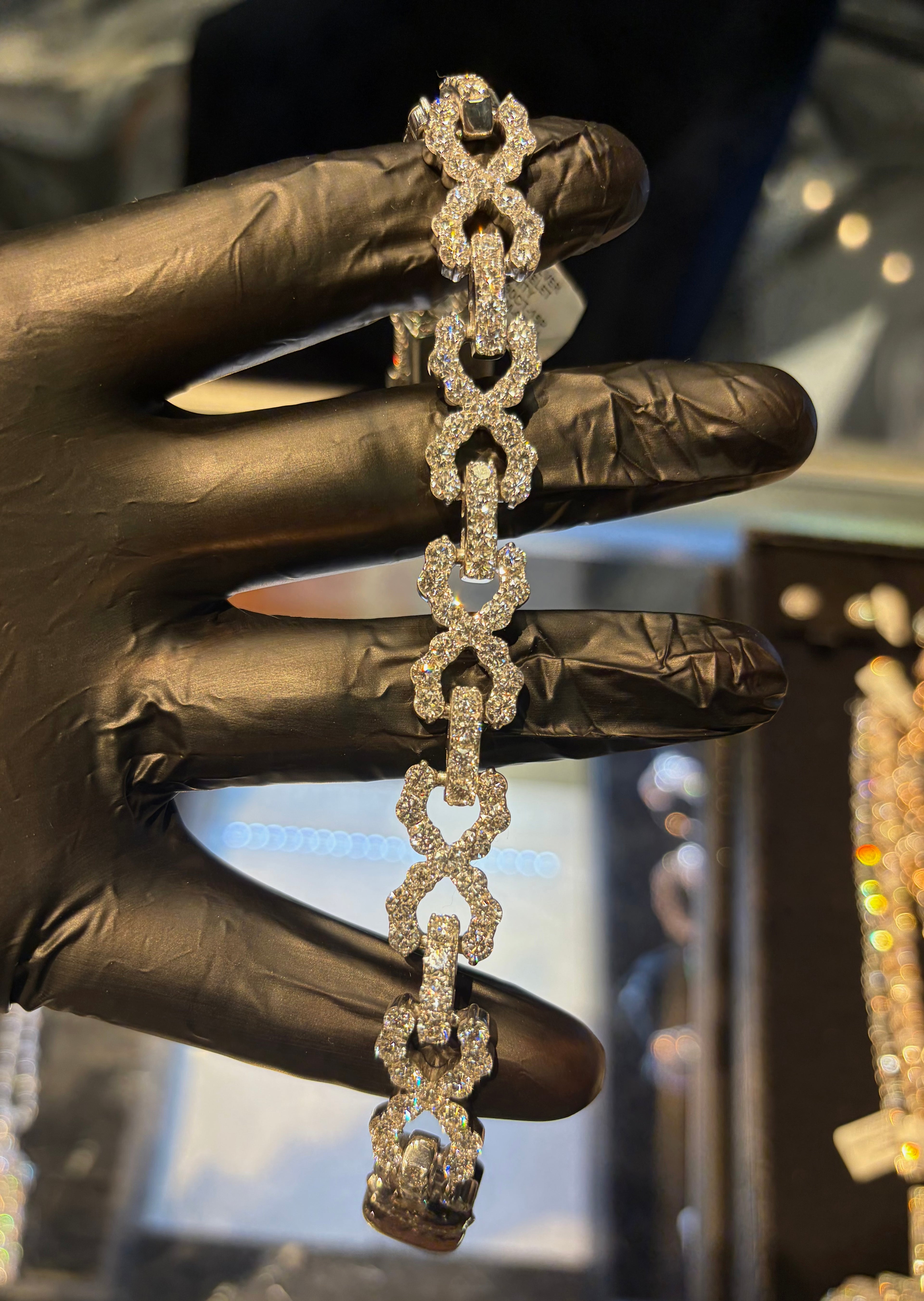 Diamond Infinity Link Bracelet