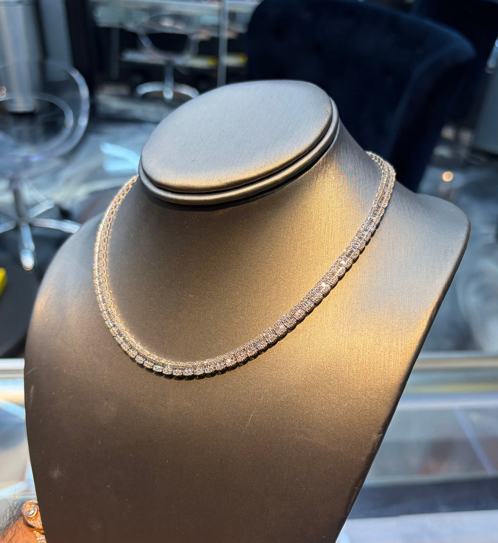 Baguette Tennis Chain