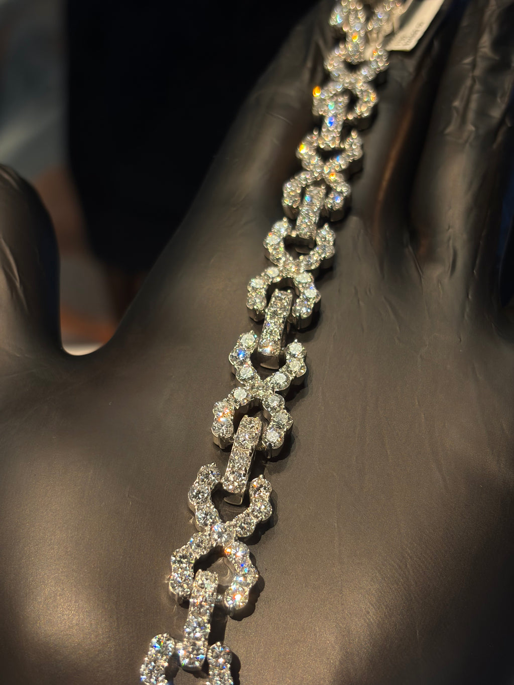 Diamond Infinity Link Bracelet
