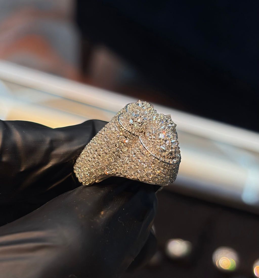 Diamond Cross Ring