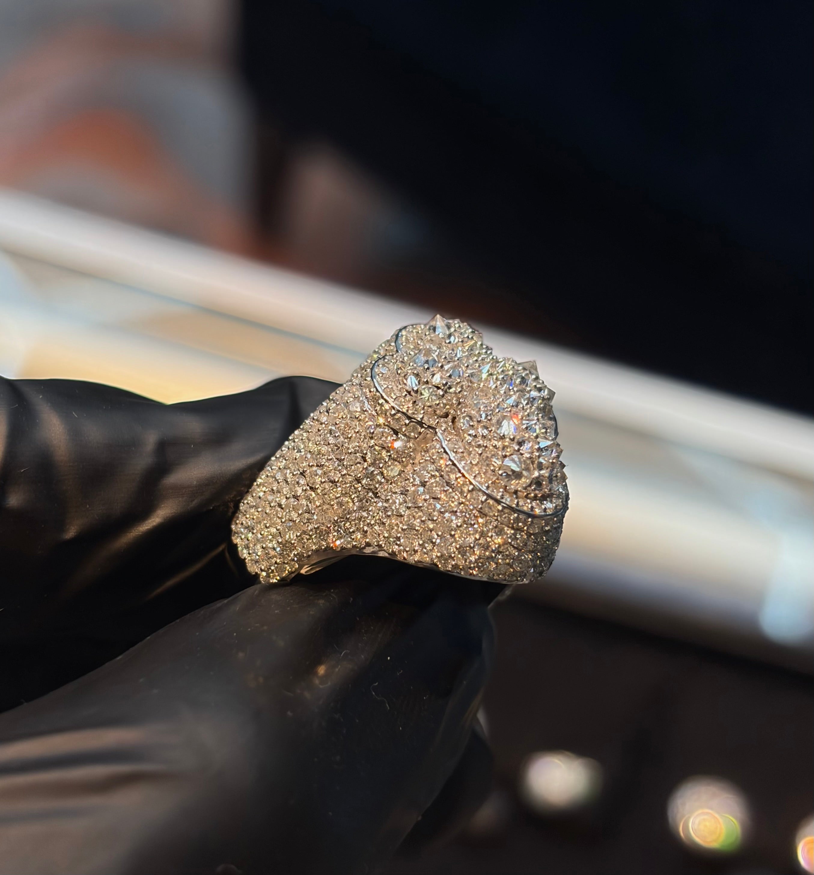 Diamond Cross Ring