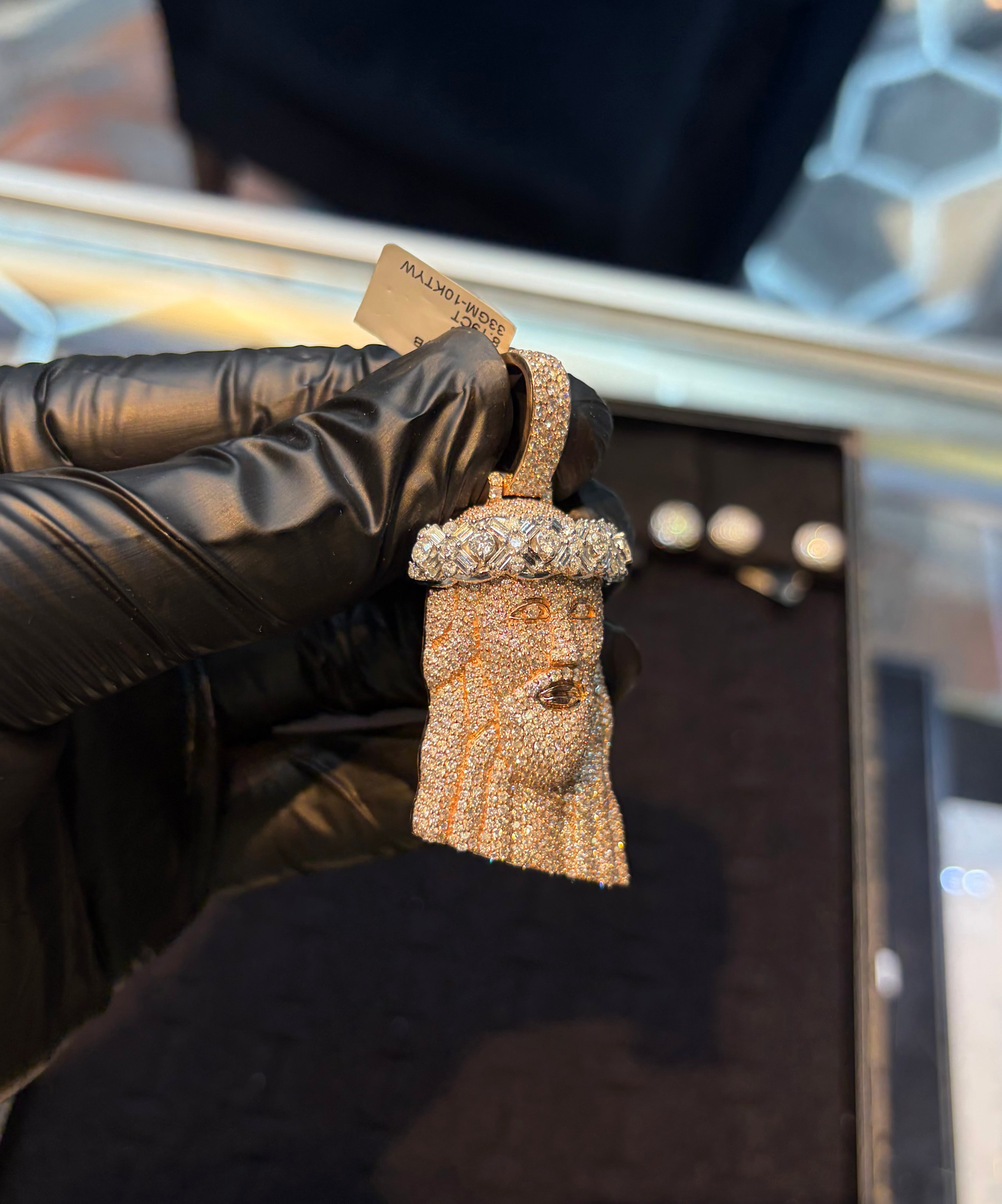 Two Tone Jesus Pendant