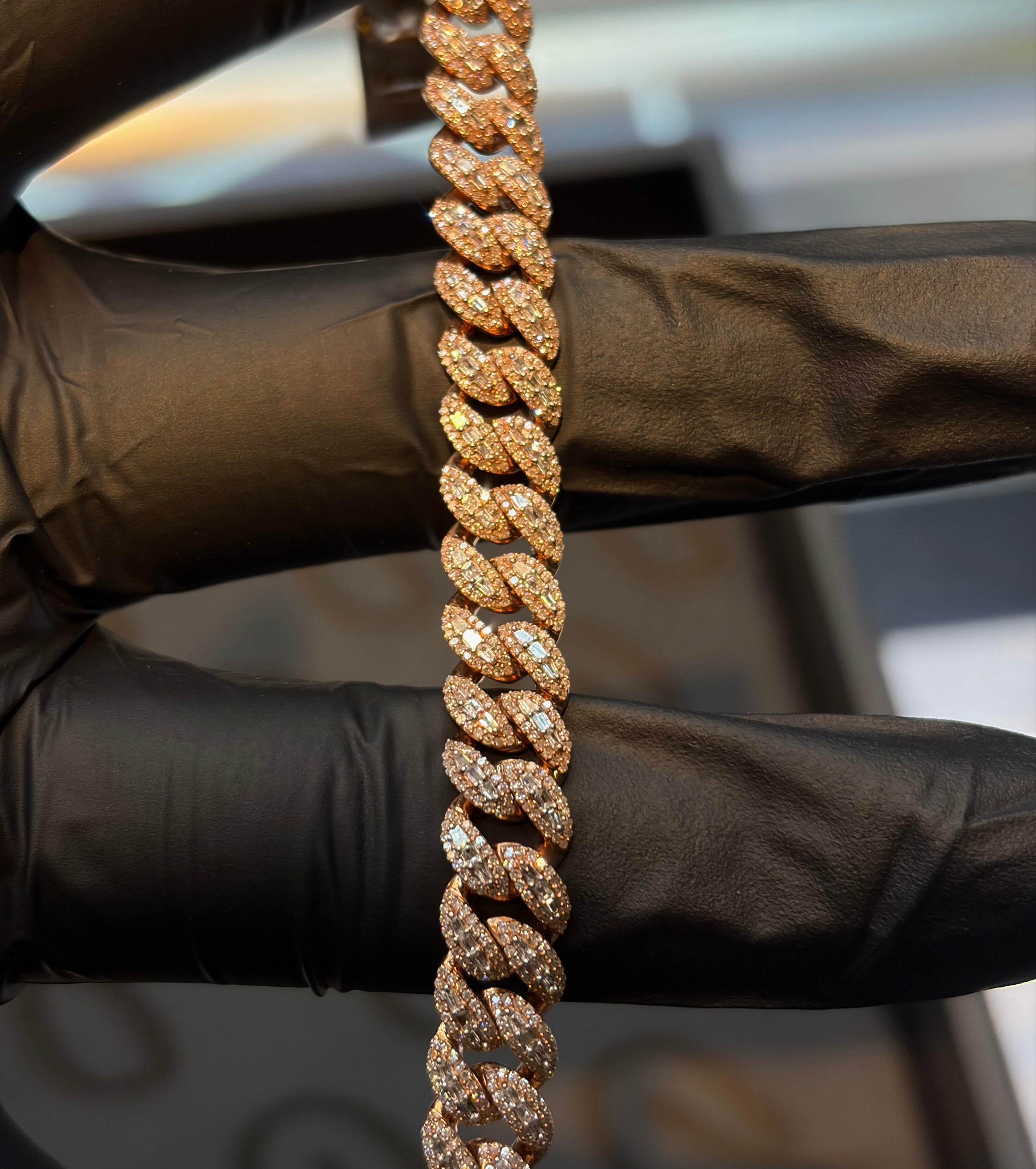 Baguette Cuban Bracelet
