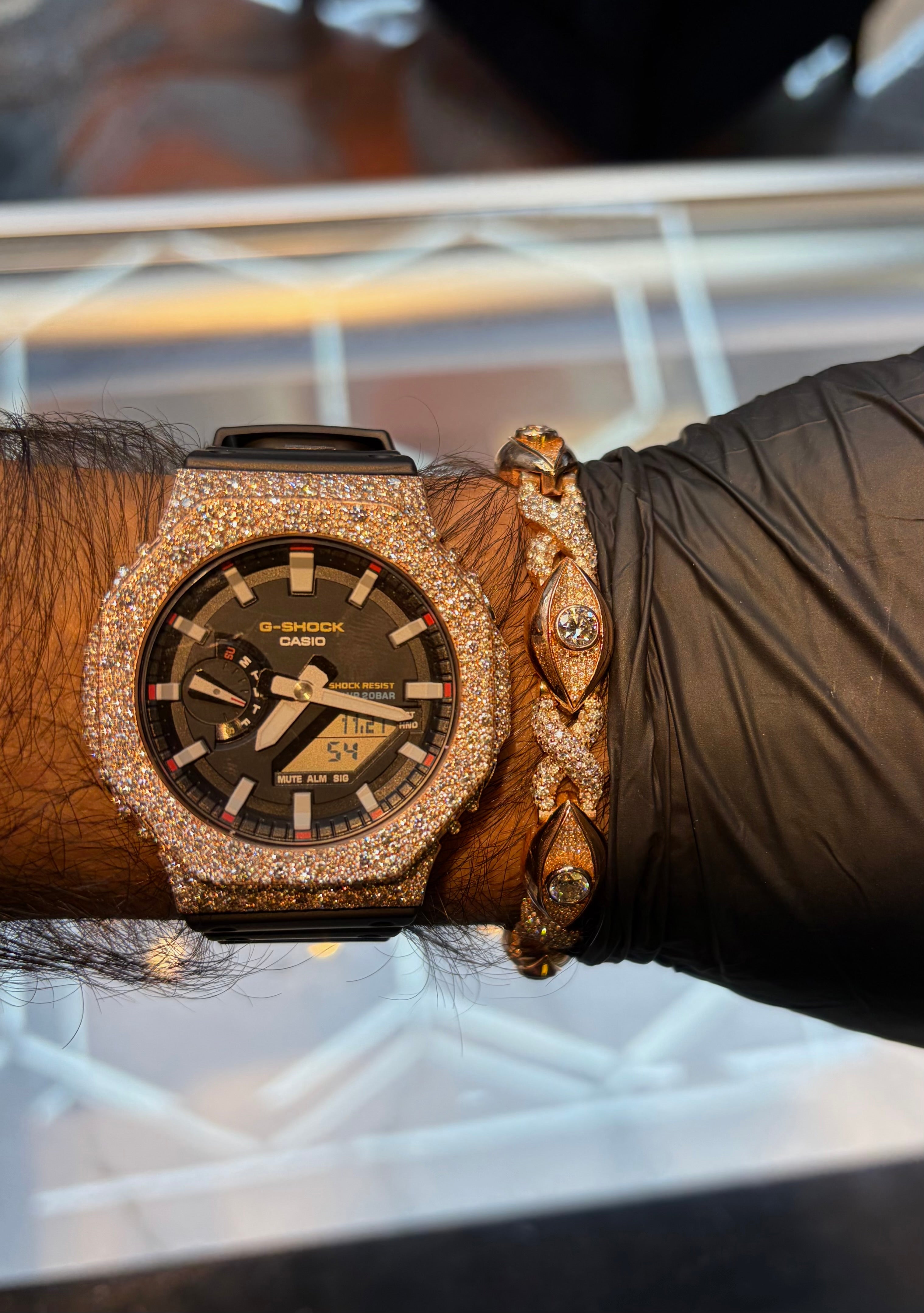 Snow Set Diamond G-Shock