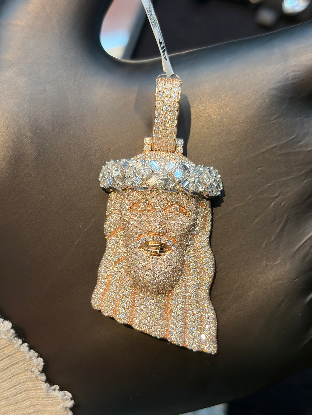 Two Tone Jesus Pendant