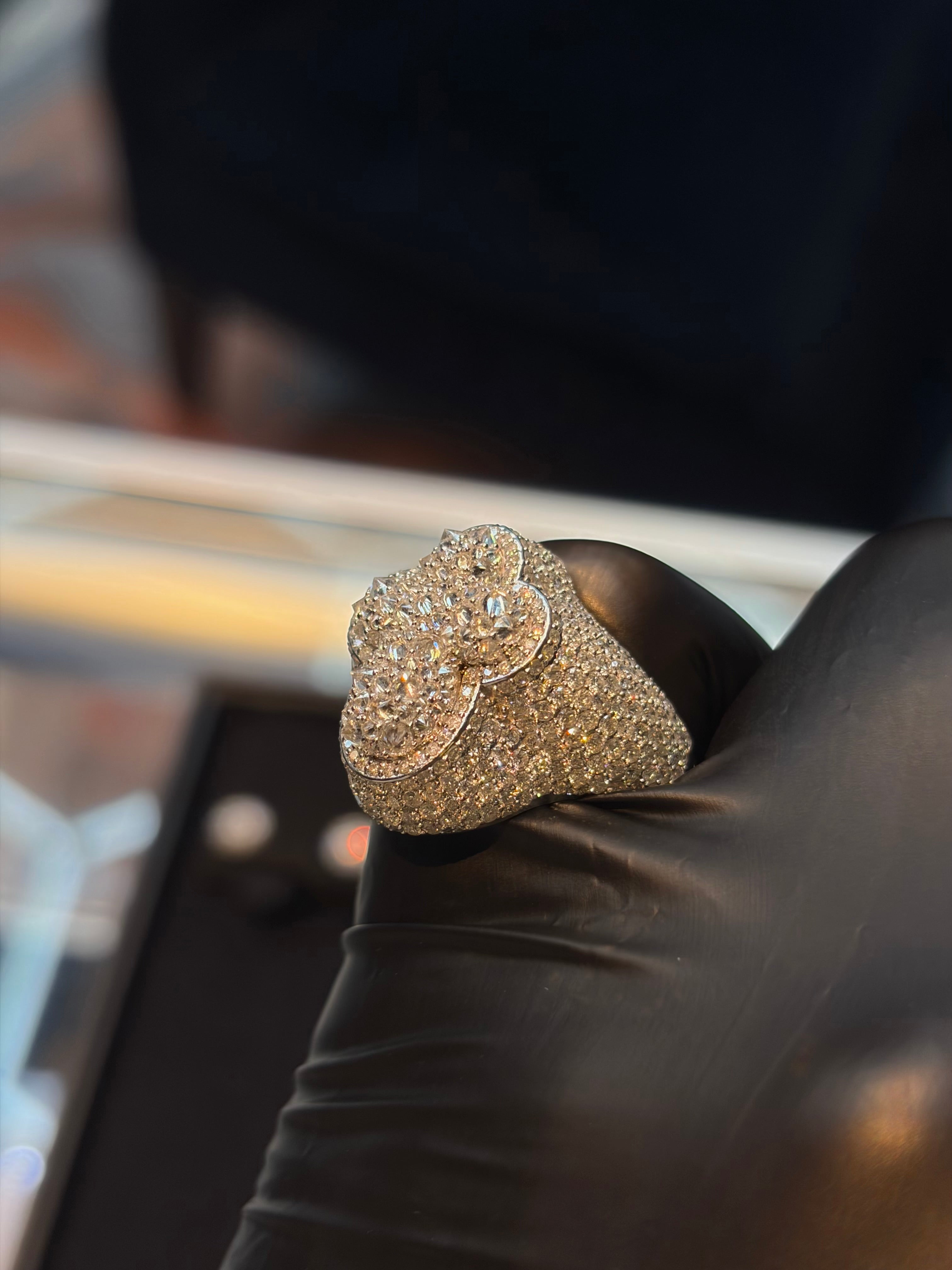 Diamond Cross Ring