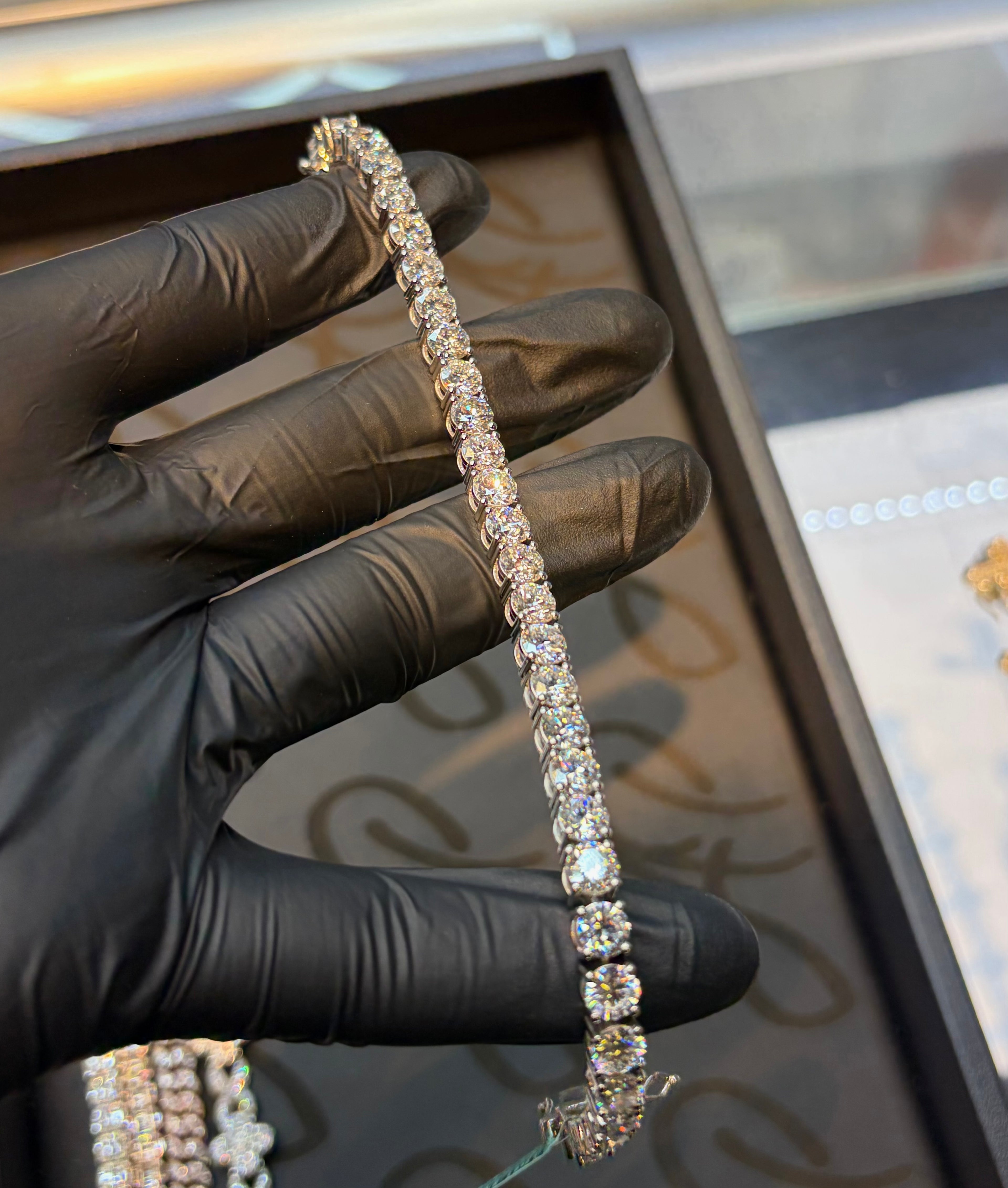 Solitaire Diamond Tennis Bracelet