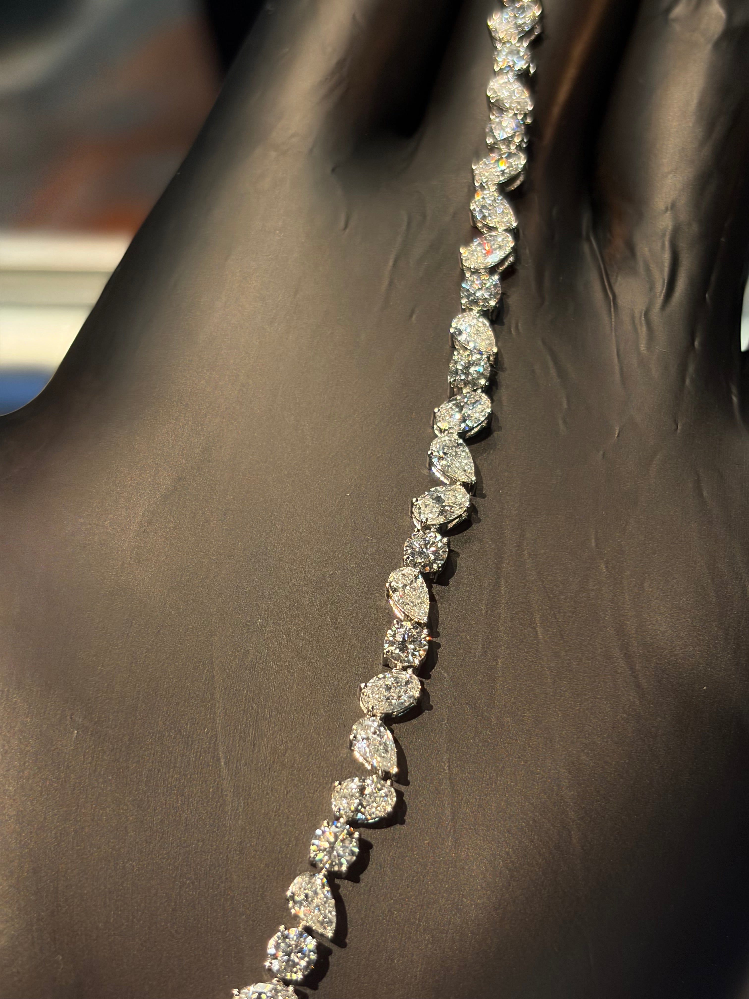Fancy Shape Tennis Bracelet