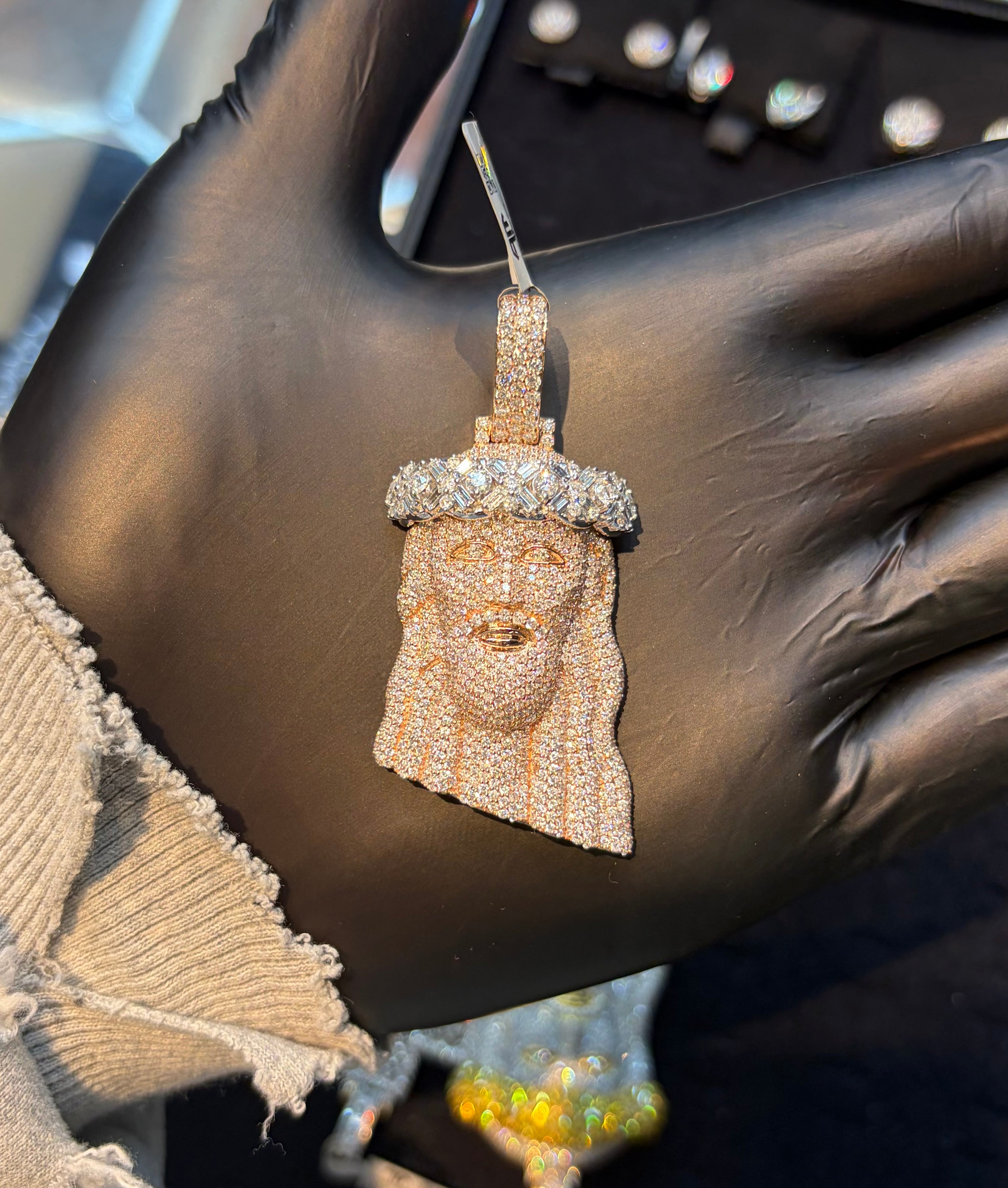 Two Tone Jesus Pendant
