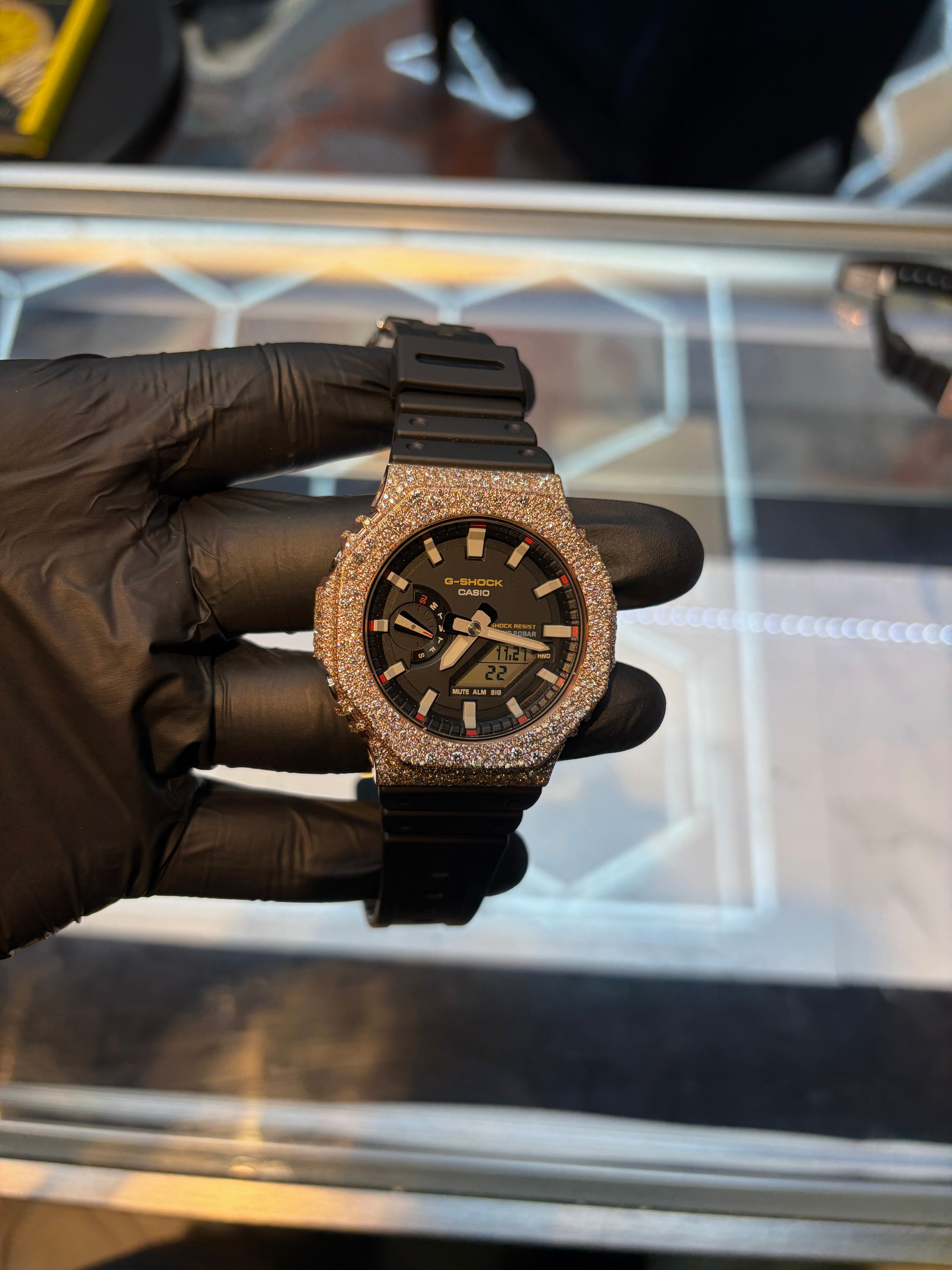 Snow Set Diamond G-Shock