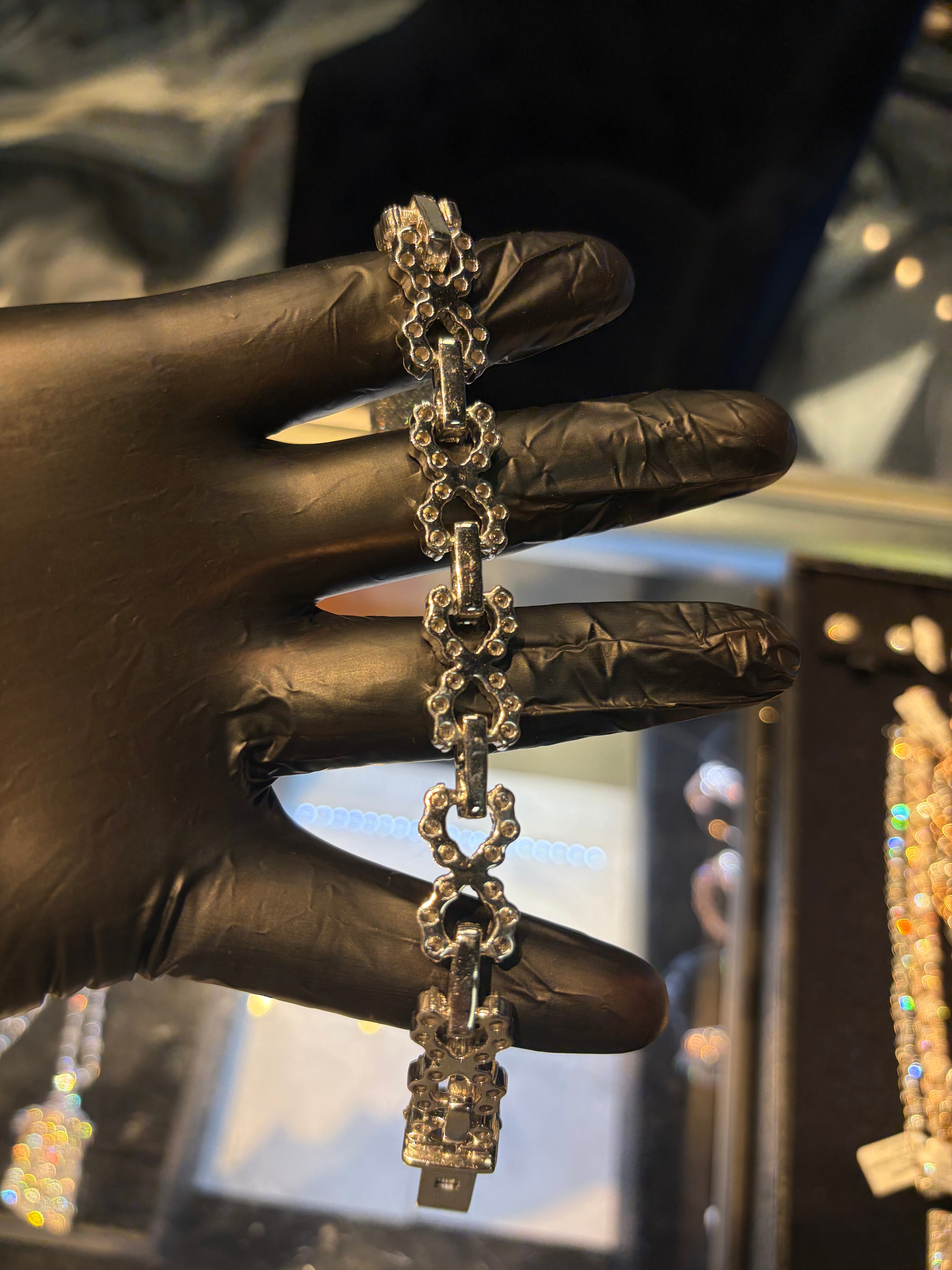 Diamond Infinity Link Bracelet