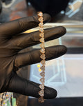 Baguette Heart Bracelet