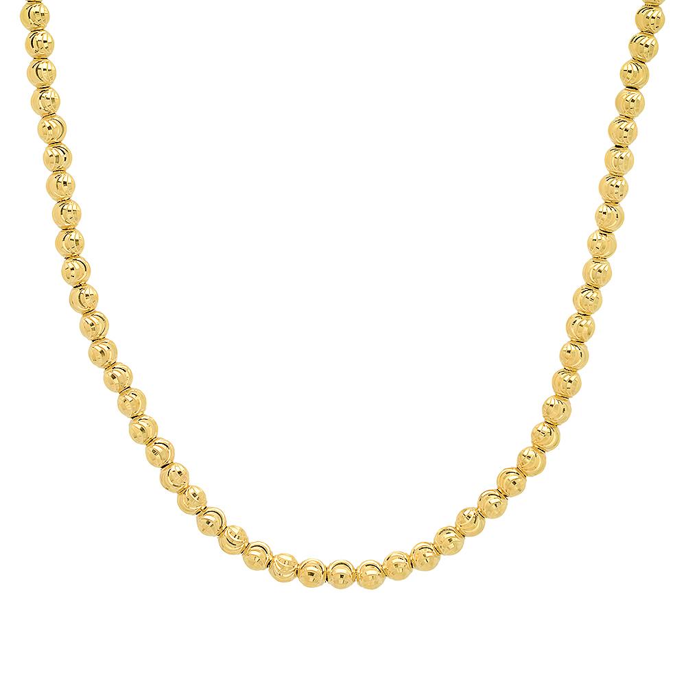 2mm 10K Moon Cut Chain