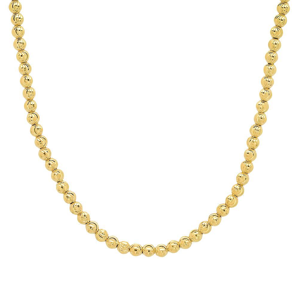 3mm 10K Moon Cut Chain