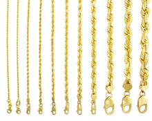 Load image into Gallery viewer, 4mm 10K Rope Chain
