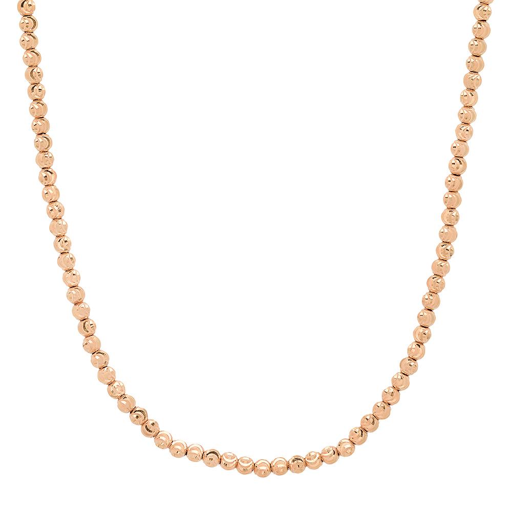 2mm 10K Moon Cut Chain