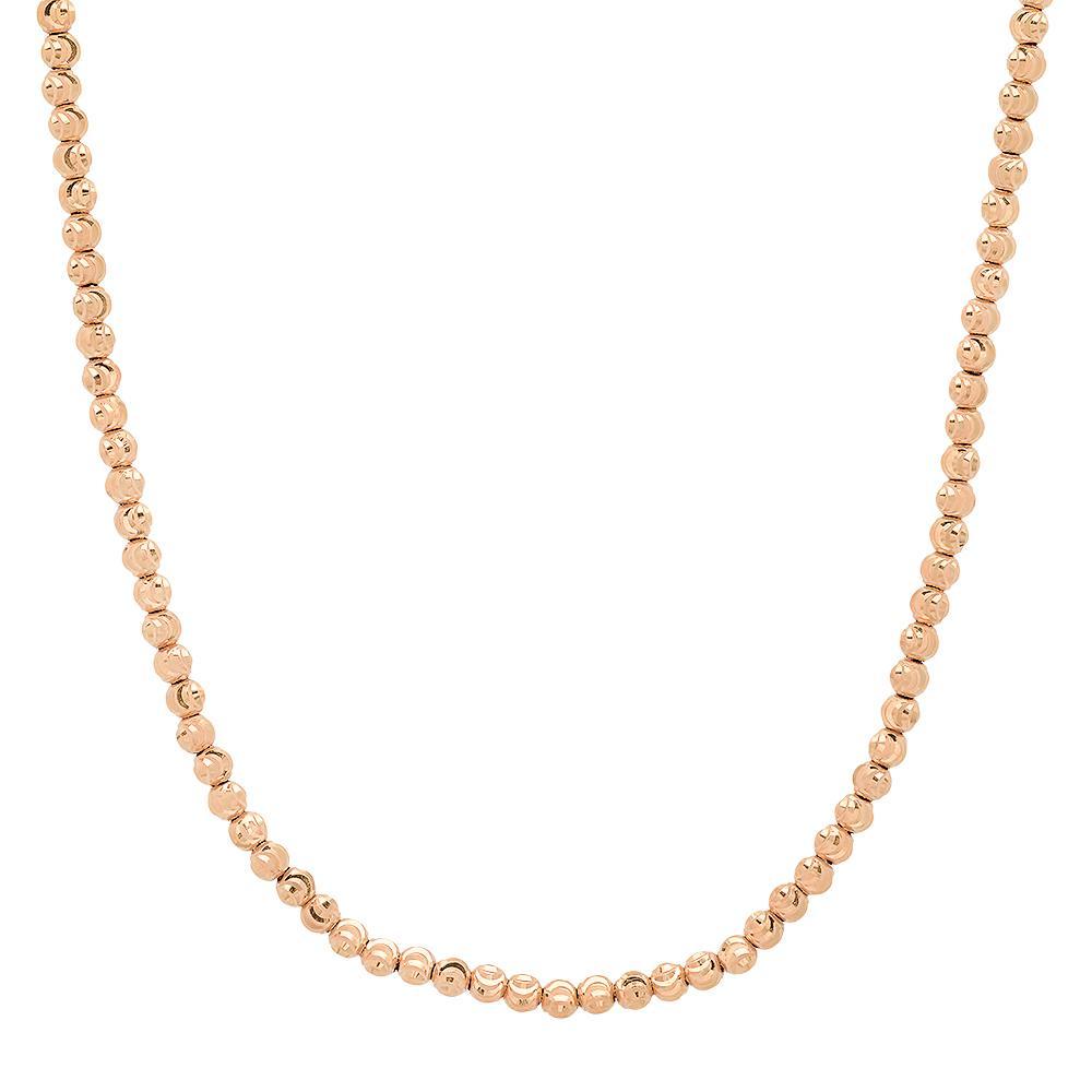 3mm 10K Moon Cut Chain